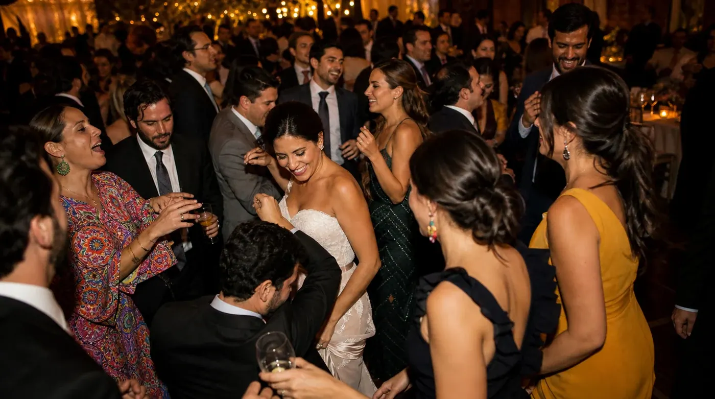 Wedding reception celebration